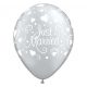 Nuntă Baloane inimioare Metallic Just Married, set de 6, 11 inci (28cm)