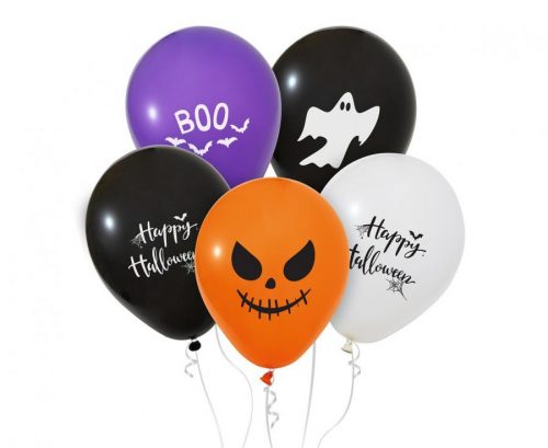 Halloween Happy balon, 5 bucăți 12 inch (30 cm)