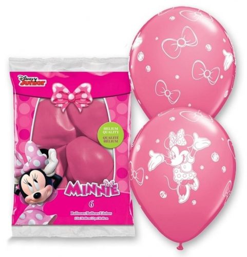 Disney Minnie  Pastel Pink balon, 6 buc 12 inch (30cm)