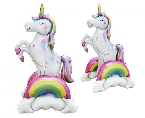 Unicorn Rainbow 3D balon din folie 94 cm