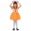 Halloween Orange Costum vulpe 92/104 cm