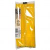 Colorat Yellow paie din plastic 50 buc