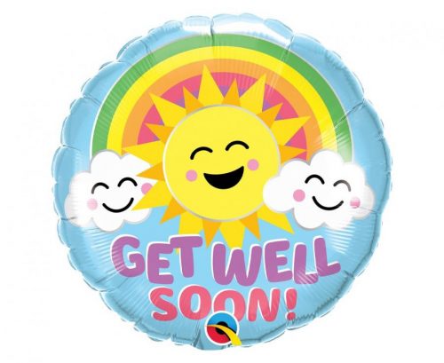 Soare Balon din folie Get Well Soon Sunny 46 cm