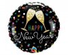 An Nou Fericit! Happy New Year Pahare de Șampanie Balon din Folie 46 cm