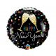 An Nou Fericit! Happy New Year Pahare de Șampanie Balon din Folie 46 cm