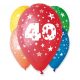 La mulți ani Star Happy Birthday 40 balon, 5 buc 12 inch (30cm)