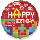 La mulți ani Bricks Balon folie cu model Lego Happy Birthday 46 cm (WP)