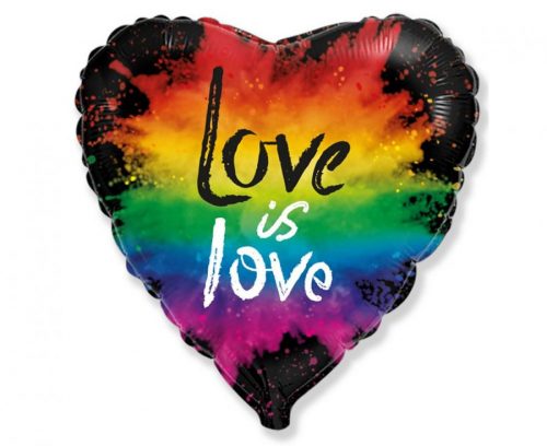 Iubire Love is Love balon din folie 46 cm