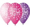 Colorat Balon It's a Girl, set 5 bucăți, 12 inch (30 cm)