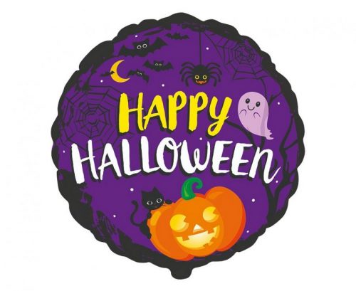 Halloween Happy Purple balon din folie 48 cm (WP)