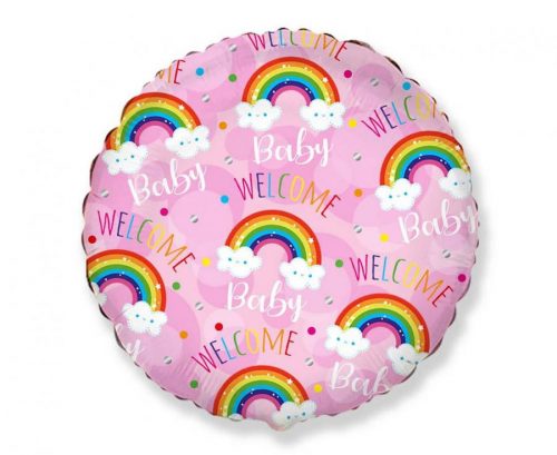 Bebe Balon folie Welcome Pink 46 cm (WP)