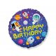 La mulți ani Happy Birthday Space, Balon din folie 46 cm (WP)