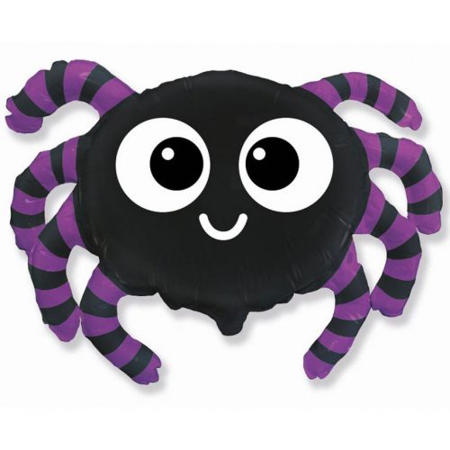 Halloween Păianjen Purple Balon din folie 79 cm (WP)