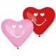 Iubire Smiling Hearts, Balon inimă, 5 buc 10 inch (25 cm)