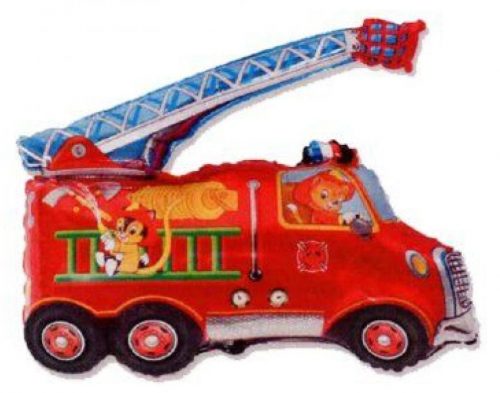 Mașină de pompieri Fire Car balon folie 36 cm (WP)