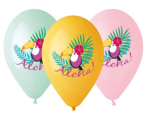 Tucan Toucan Aloha, balon, 5 bucăți 13 inci (33 cm)