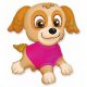 Câine Puppy balon din folie 36 cm (WP)