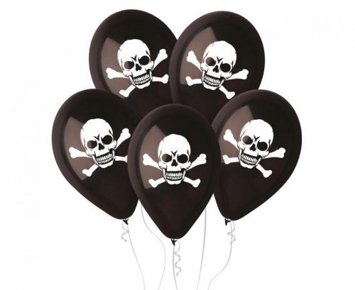 Craniu Black balon craniu 5 buc 12 inch (30 cm)