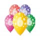 La mulți ani Star Happy Birthday 6 baloane, set de 5 bucăți 13 inch (33 cm)