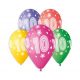 La mulți ani Star Happy Birthday 10 baloane, set de 5 baloane 13 inch (33 cm)