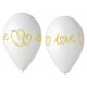 Iubire White balon, 5 buc 13 inch (33 cm)