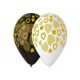 Iubire Golden Hearts, Balon în formă de inimă, set de 5 bucăți, 13 inch (33 cm)