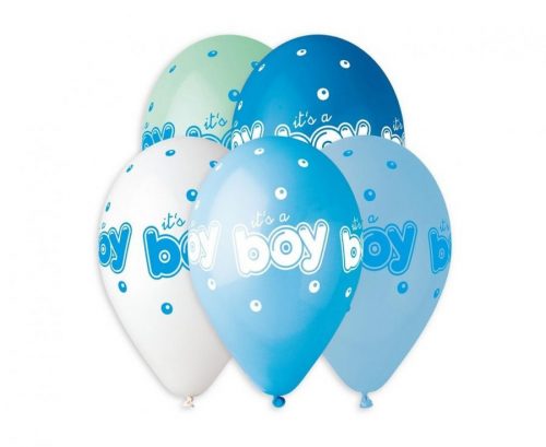 Bebe It's a Boy balon, 5 bucăți, 13 inch (33 cm)