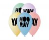 Party Balon Hooray, 5 buc. - 13 inch (33 cm)