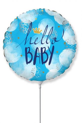 Bebe Hello Balon din folie albastru 36 cm (WP)