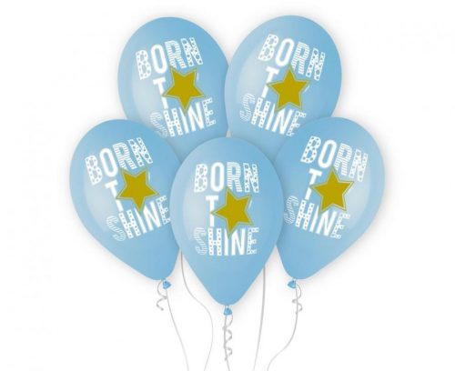 Bebe Born to Shine Blue balon, 5 buc 13 inch (33 cm)