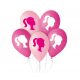 Prințese My Pink World Ponytail Balon prințesă, 5 buc 12 inch (30 cm)