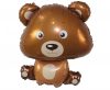 Urs Brown Teddy balon din folie 60 cm