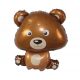 Urs Brown Teddy balon din folie 60 cm