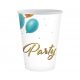 Party Balloon pahar de hârtie set de 6 bucăți 250 ml