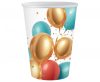 Party Balloon pahar de hârtie set de 6 bucăți 250 ml