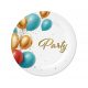 Party Balloon farfurie de hârtie set de 6, 18 cm