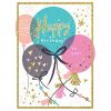 La mulți ani Balloon Felicitare Happy Birthday + plic