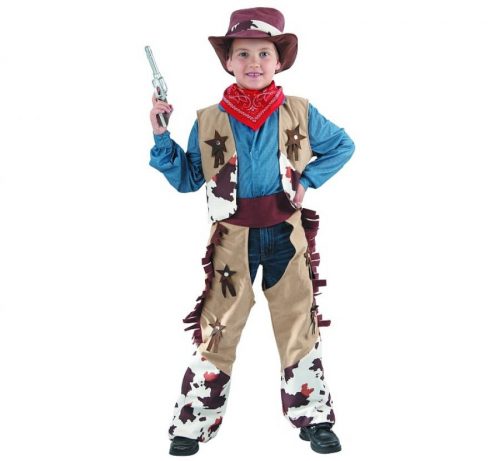 Halloween Costum de cowboy 110/120 cm