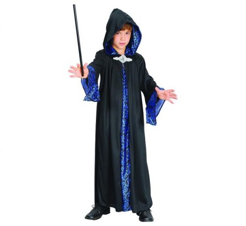 Halloween Blue Costum Vrăjitor 120/130 cm