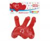 Iubire Red Hearts, balon Inimă roșie, balon 3 buc 10 inch (25 cm)