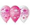 Prințese Princess, balon, 5 buc 12 inch (30 cm)