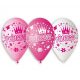 Prințese Princess, balon, 5 buc 12 inch (30 cm)