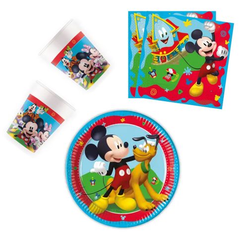 Disney Mickey  Rock the House set de petrecere 36 bucăți cu farfurie de 20 cm