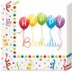 La mulți ani Streamers Șervețel Happy Birthday 20 buc 33x33 cm