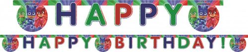 PJ Masks Trio Happy Birthday banner 200 cm