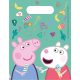 Purcelușa Peppa Messy Play pungă de cadou - set de 6 buc