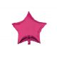 Stea Pink Star, Balon din folie roz 46 cm