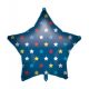 Stea Balon folie Blue Star 46 cm