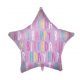 Stea Happy Birthday Purple Star balon din folie 46 cm