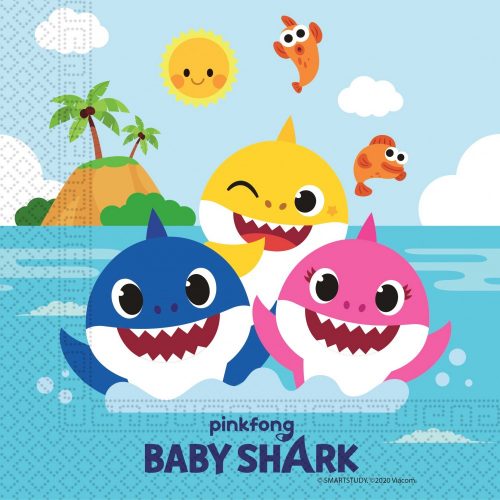 Baby Shark Fun in the Sun șervețel 20 buc 33x33 cm